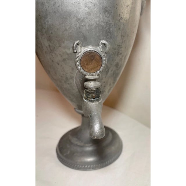 18th Century Rare Antique 18th Century Figural Eagle Pewter Samovar Tea Dispenser Pot Urn For Sale - Image 5 of 12