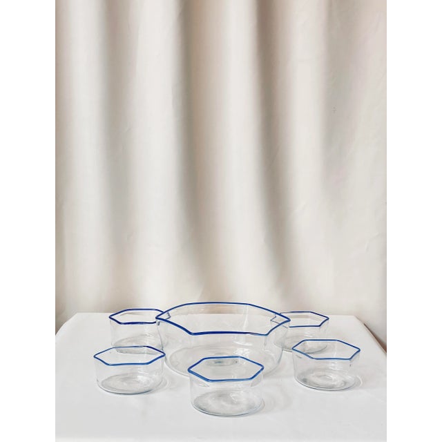 Italian Glass Bowls, Set of 6 For Sale - Image 5 of 13