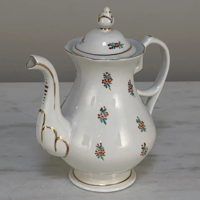 Mid 19th Century 29-Piece 19th Century Vieux-Paris Coffee & Tea Service For Sale - Image 5 of 13