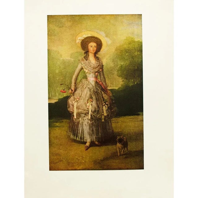 1950s After Goya "The Marquesa De Pontejos", Vintage First Edition Photogravure For Sale In Dallas - Image 6 of 8