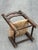 Vintage Oak and Straw Coffee Chair, 1960s For Sale - Image 10 of 18