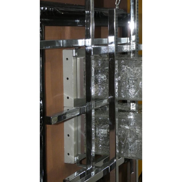 Vintage Murano Glass and Steel Wall Lamps by Albano Poli for Poliarte, 1960s, Set of 3 For Sale - Image 15 of 18