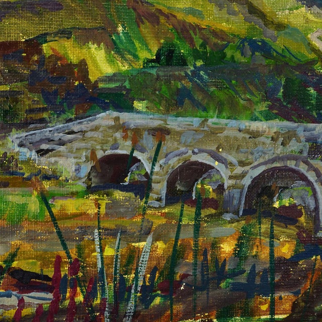 1970s Fermoyle House, Brandon Bay, Ireland,1976 - Alexander Michael Oil Painting For Sale - Image 5 of 8