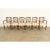 1980s Kindel Furniture Style Federal Carved Mahogany Dining Chairs, Set of Six For Sale - Image 5 of 14