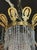 Fine 19th C. French Empire Bronze and Crystal Chandelier For Sale In Dallas - Image 6 of 9