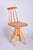 Mid-Century Czech Beech Swivel Chair, 1960s For Sale - Image 10 of 10