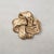 Gold Vintage 1962 Signed Crown Trifari Goldtone "Woven" Brooch For Sale - Image 8 of 8