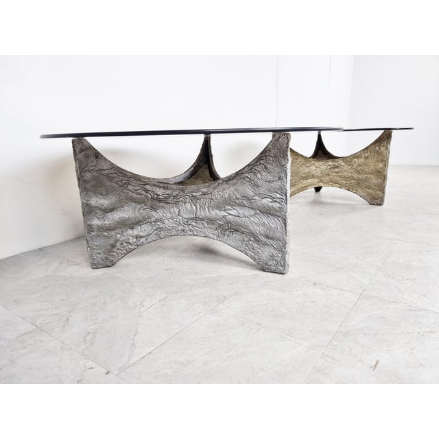 Brutalist Brutalist Coffee Tables, 1970s, Set of 2 For Sale - Image 3 of 11