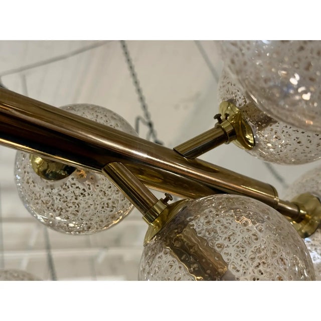 Glass Alberto Donà Mimosa Chandelier For Sale - Image 7 of 16