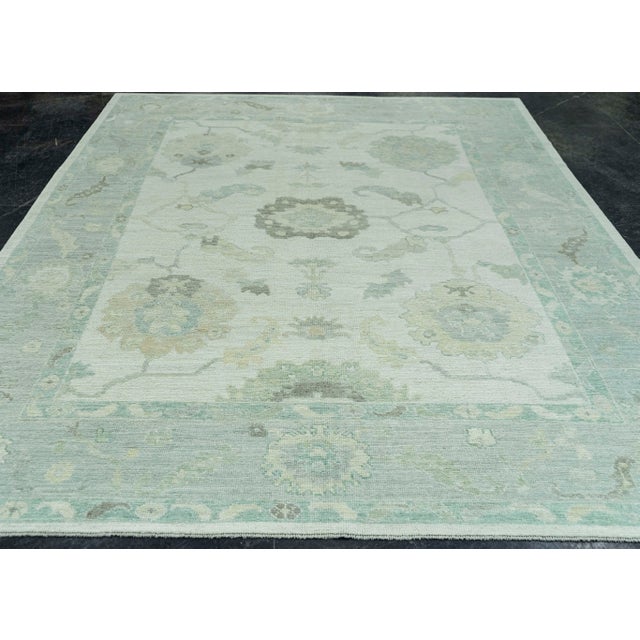 Early 21st Century Turkish Oushak Rug 7'11" x 9'10" #19332 For Sale - Image 5 of 8
