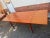 Mid Century Danish Teak Pull Out Dining Table. In the Manner of Ib Kofod Larsen. (1960s) For Sale - Image 4 of 12