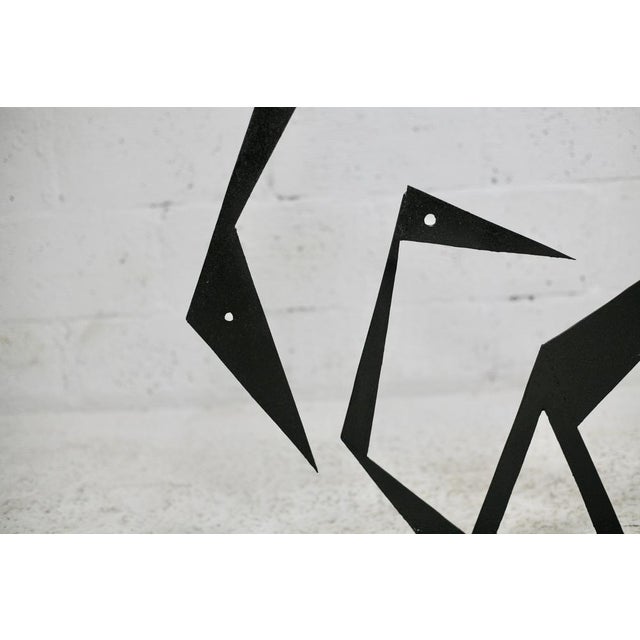 Black Sculpture, 1970s, Steel For Sale - Image 13 of 16