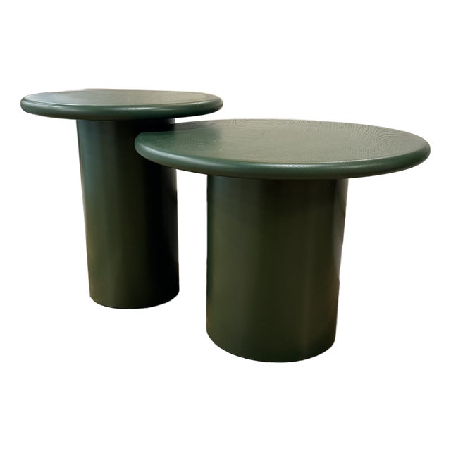 Pair Monologue London Nesting Side Tables For Sale