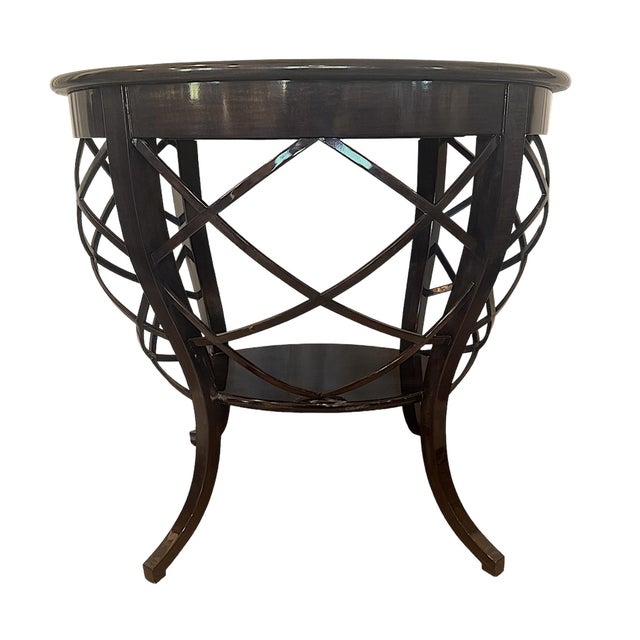 Late 20th Century Bespoke Side Table, by Legendary Craftsman L. Rossi For Sale - Image 4 of 10