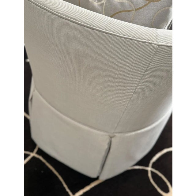 Kravet Pacific Design Center Barrel Accent Chairs - Set of 2 For Sale - Image 12 of 12