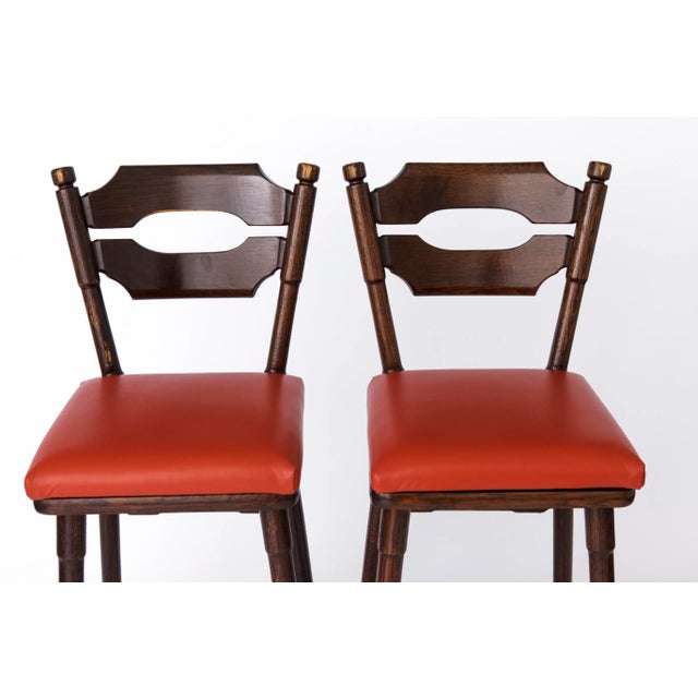 Set of Vintage German Bar Stools, 1980s For Sale - Image 4 of 10