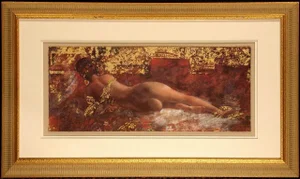 David Freeman "Secret Garden Ii" Signed Numbered Serigraph