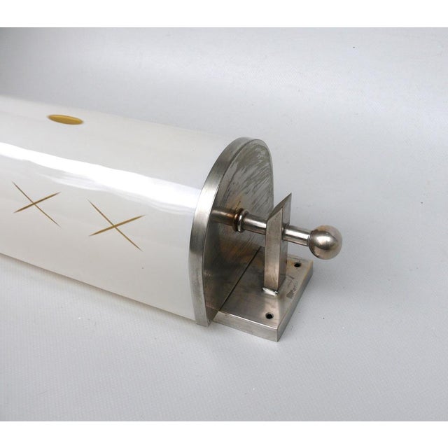 Art Deco Wall Lights in Nickel-Plating, 1930s, Set of 2 For Sale - Image 11 of 18