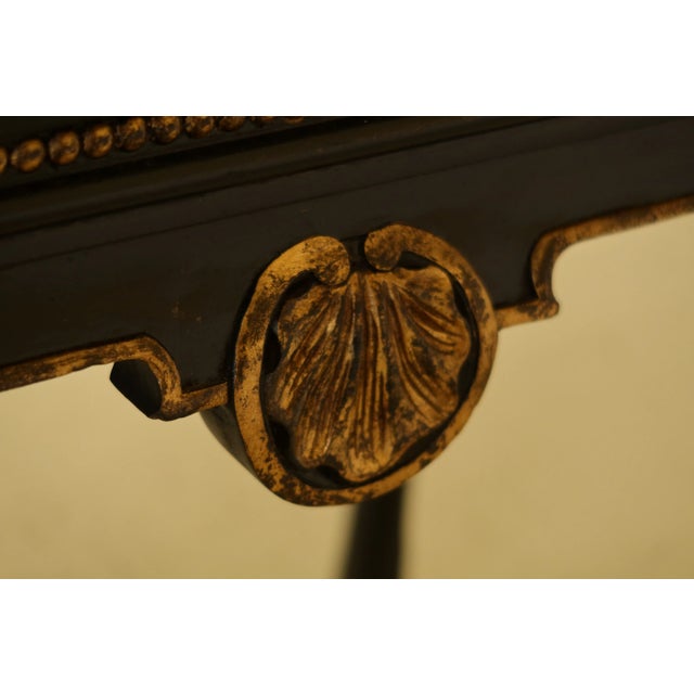 1990s Jonathan Richards Georgian Tea Table With Eglomise Mirrored Top For Sale - Image 5 of 12