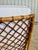 Mid-Century Rattan Three-Piece Curved Sectional Sofa With New Sunbrella For Sale - Image 9 of 12