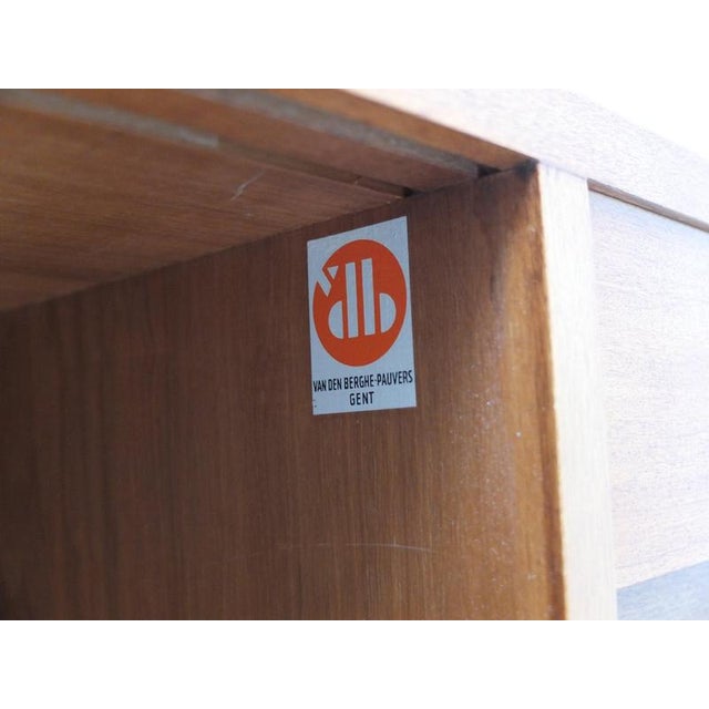 Walnut Abstracta Sideboard by Jos De Mey for Van Den Berghe-Pauvers, 1960s For Sale - Image 15 of 17