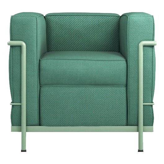 LC2 Poltrona Armchair by Le Corbusier, Jeanneret, and Charlotte Perriand for Cassina For Sale