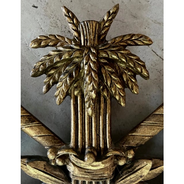 Vintage Decorative Arts French Provencial Style Mirror For Sale - Image 4 of 12