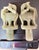 2 Antique Chinese Dragon Celadon Jade Vessels Custom Stands Qing Republic Era For Sale - Image 12 of 12