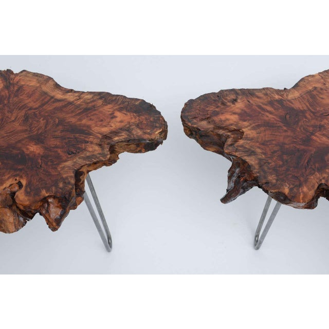 2010s Gorgeous Redwood Tables For Sale - Image 5 of 10