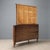Italian Cupboard in Walnut and Glass For Sale - Image 10 of 11
