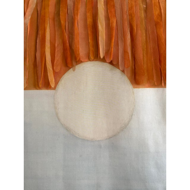 Hand-Dyed Tapestry Painting by French Artist, Marie-Laure Ilie, 1990s For Sale - Image 10 of 13