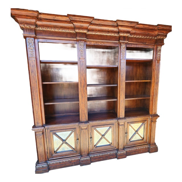 Philippe Langdon Hard Wood Bookcase For Sale