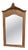 French Bleached and Carved Oak Wall Mirror, 1880 For Sale