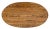 Oval Coffee Table Tiger Oak, Center Drawer, Shelf, Empire Style, Made by Heirloom Enterprises Inc. For Sale - Image 4 of 12