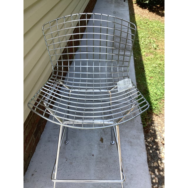 Vintage Set of 6 Harry Bertoia for Knoll Barstools For Sale - Image 14 of 17