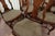 Absolutely stunning set of 8 fabulously replicated antique W. Charles Tozer dining chairs. Constructed from walnut burl...