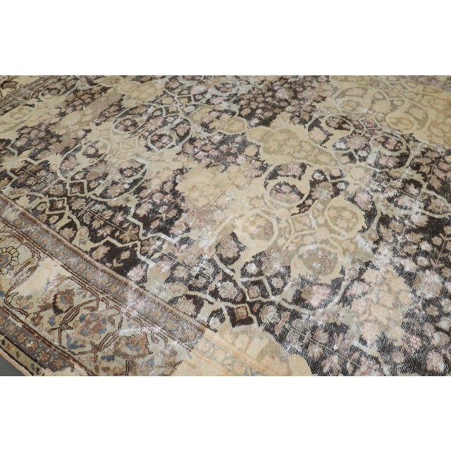 Late 19th Century Antique Zabihi Collection Persian Sultanabad Restored Rug - 10'8" x 14'2" For Sale - Image 5 of 12