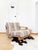 White 70s Mario Bellini Cassina "Pianura" style Oak Two Seater Sofa Loveseat (2 of 2) For Sale - Image 8 of 18