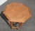 Vintage French Country Brown Bamboo Rattan Side Table ~ End Table For Sale - Image 4 of 10