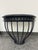 Restoration Hardware Restoration Hardware Hayrack Cast Iron Demilune Console Table For Sale - Image 4 of 12