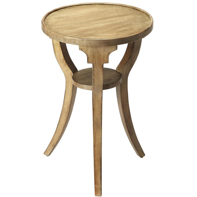 This DriftWood finshed accent table is sure to soften any space. Crafted from select Hardwood solids, Wood products and...