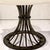 1980s Modern Kreiss Trieste Collection 60" Round Travertine & Wrought Iron Center or Dining Table For Sale - Image 5 of 14