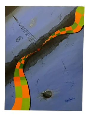 Omar Garcia Surreal Landscape Painting