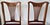 American Mid 20th Century Pair American Mahogany and Needlepoint Upholstered Chairs For Sale - Image 3 of 11