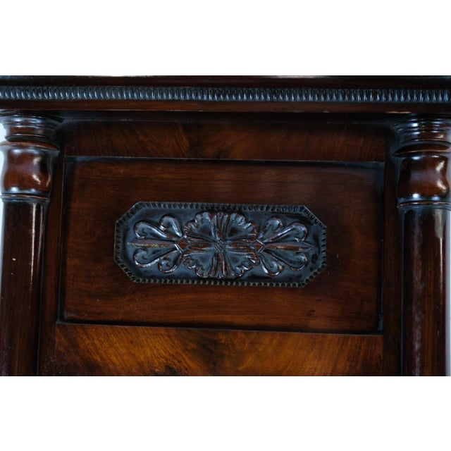 Antique Empire Mahogany Mirror, 1840s For Sale - Image 6 of 10