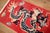 Textile Zabihi Collection Red Dragon Vintage Tibetan Rug - 3' x 5'7" For Sale - Image 7 of 8