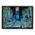 Urban Expressionist Digital Photography on Plexiglass Titled "Night on Broadway" For Sale