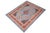 Bohemian Kazak Light Blue/Red Wool Rug - 8'0''x9'10'' For Sale - Image 10 of 10