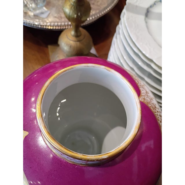 Ceramic Dresden Porcelain Covered Urn - Helena Wolfsohn Attributed For Sale - Image 7 of 10