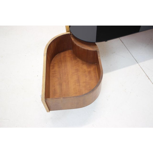 Art Deco Cabinet with Tubular Mirror, Czechoslovakia, 1937 For Sale - Image 9 of 15